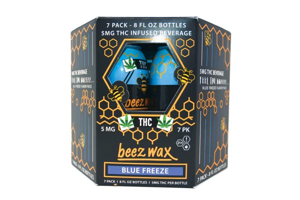 Beezwax 8OZ 5MG Blue Freeze Drink 7pk