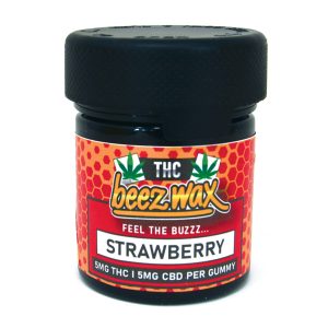 Beezwax-Stawberry-THC-Gummies